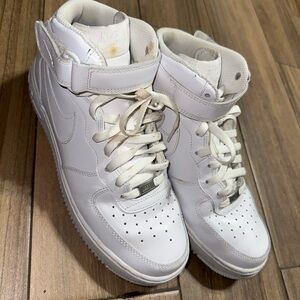 Nike White High-Top Sneakers
